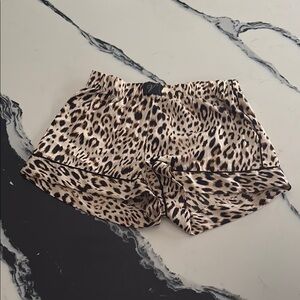 Leopard Print Women's Shorts